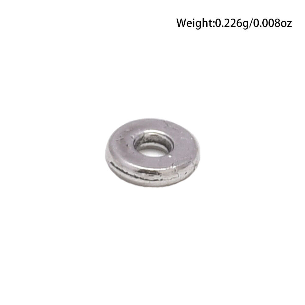 US 100-200 Pack Tibetan Silver Alloy Gossy Antique Spacer Beads with Hole 6*2mm