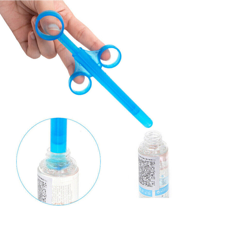 US Vaginal Applicators Lube Tube Personal Lubricant Applicator Syringe Shooter