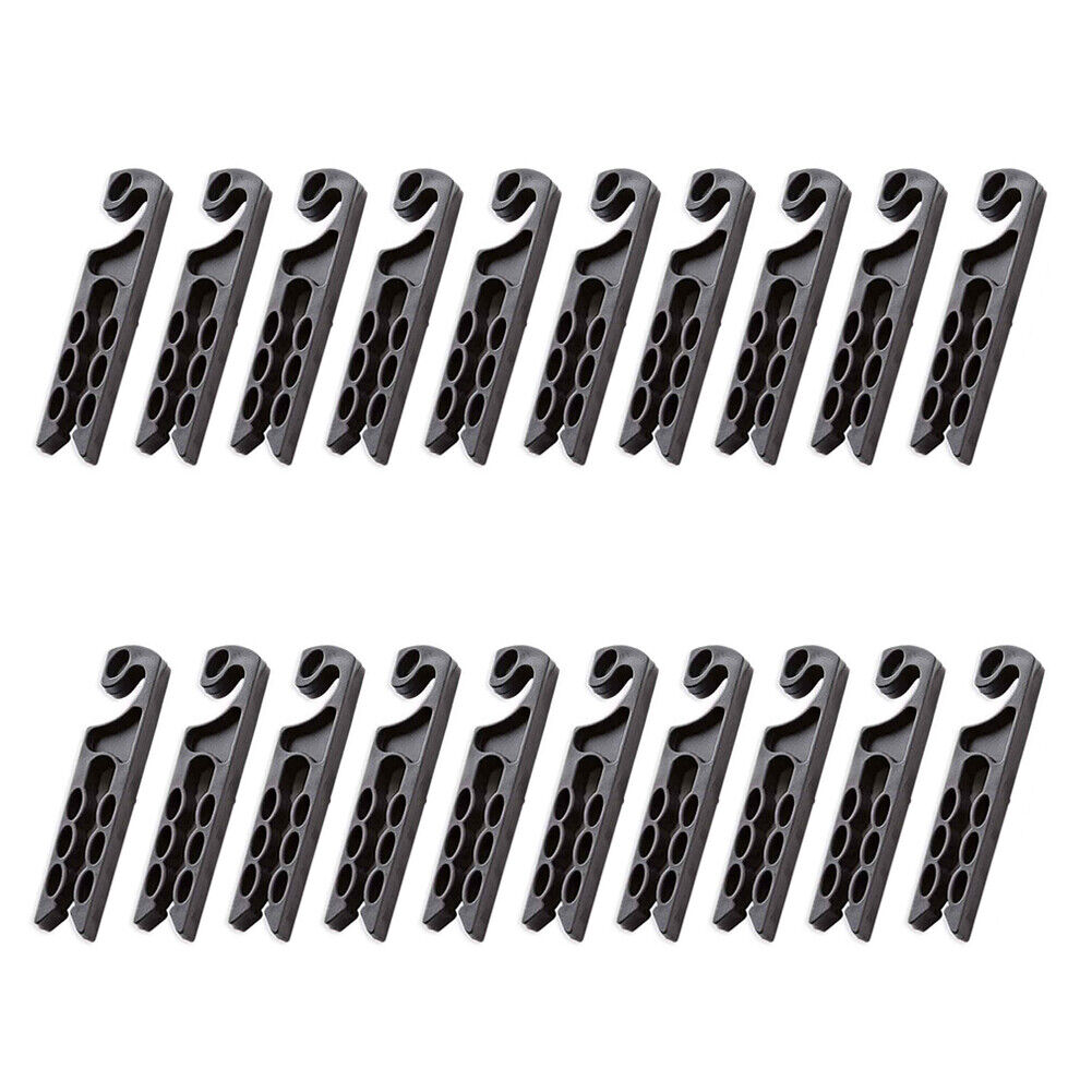US 20Pc Car Air Vent Holder Mobile Earphone Cable Winder Sunglasses Glasses Hook