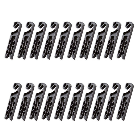 US 20Pc Car Air Vent Holder Mobile Earphone Cable Winder Sunglasses Glasses Hook