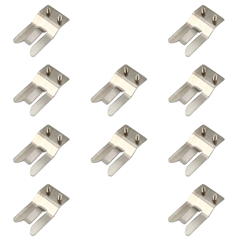 US 10-20Pcs Workman MH2 CB Ham Radio Microphone Hanger Holder Mic Clip w/ Screws