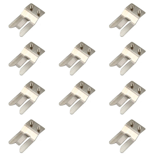 US 10-20Pcs Workman MH2 CB Ham Radio Microphone Hanger Holder Mic Clip w/ Screws