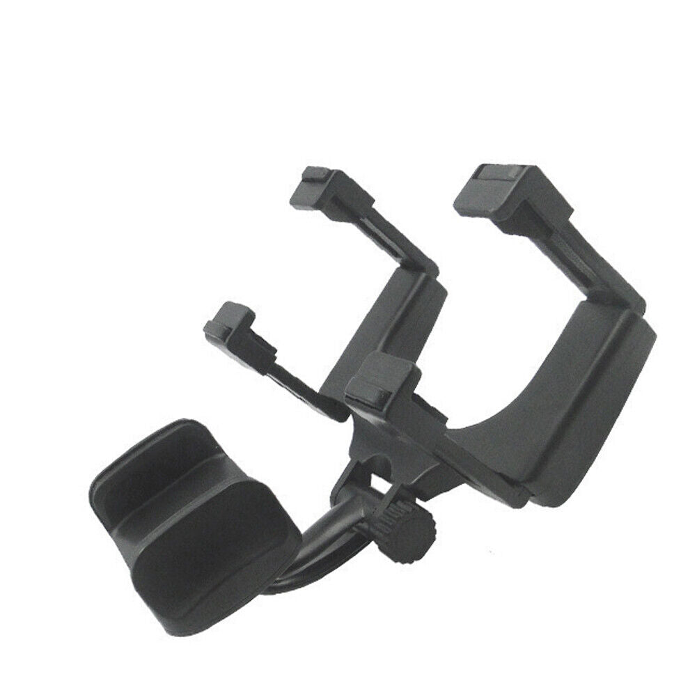 US 2-4 Pc Car Rear View Mirror Mount Stand 360° Rotation Adjustable Phone Holder