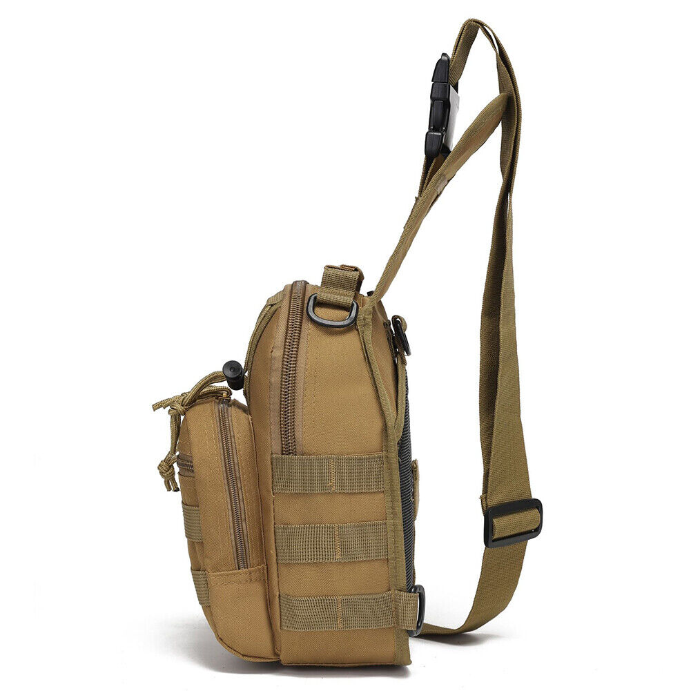 US Tactical Sling Bag for Men Small Military Rover Shoulder Backpack Chest Pack