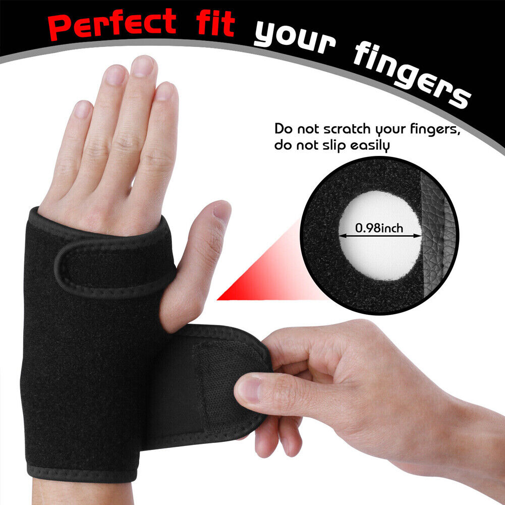 US 1~2 Pairs Carpal Tunnel Sprain Arthriti Stabilizer Wrist Splint Brace Support