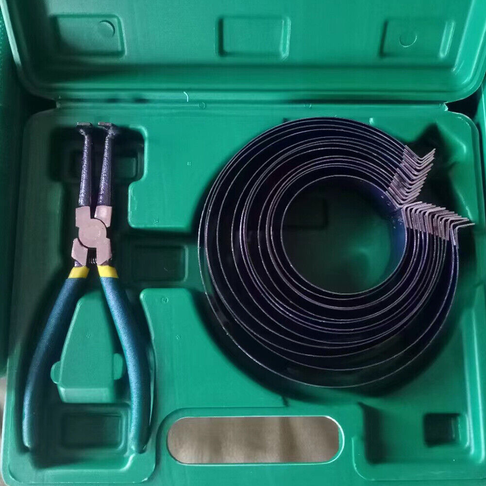 US Professional Piston Ring Compressor Cylinder Installer Pliers & 14 Band Kit