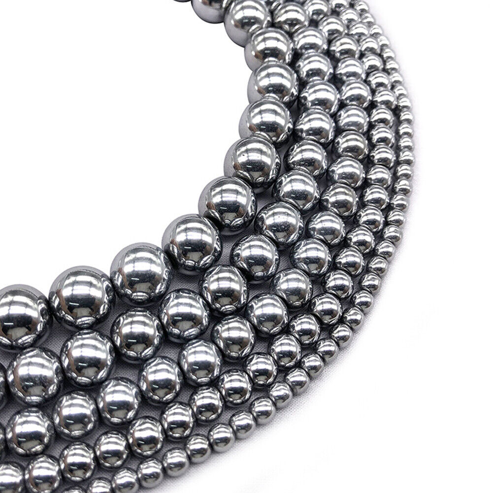 US 6/8/10MM Grade AAA Gemstone Round Loose Beads Terahertz Beads Synthetic DIY