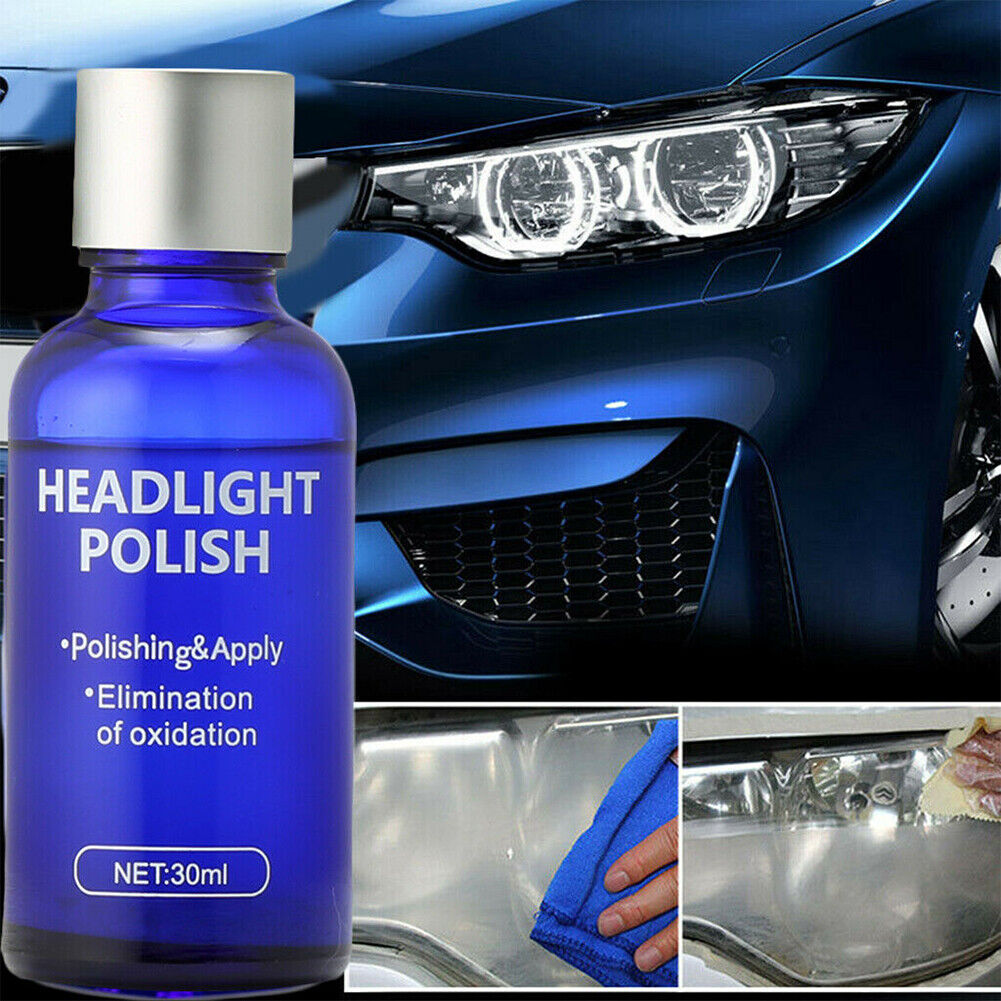 US 2-4 Pack Pro Car Headlight Lens Restoration Repair Kit Polish Cleaning Tool