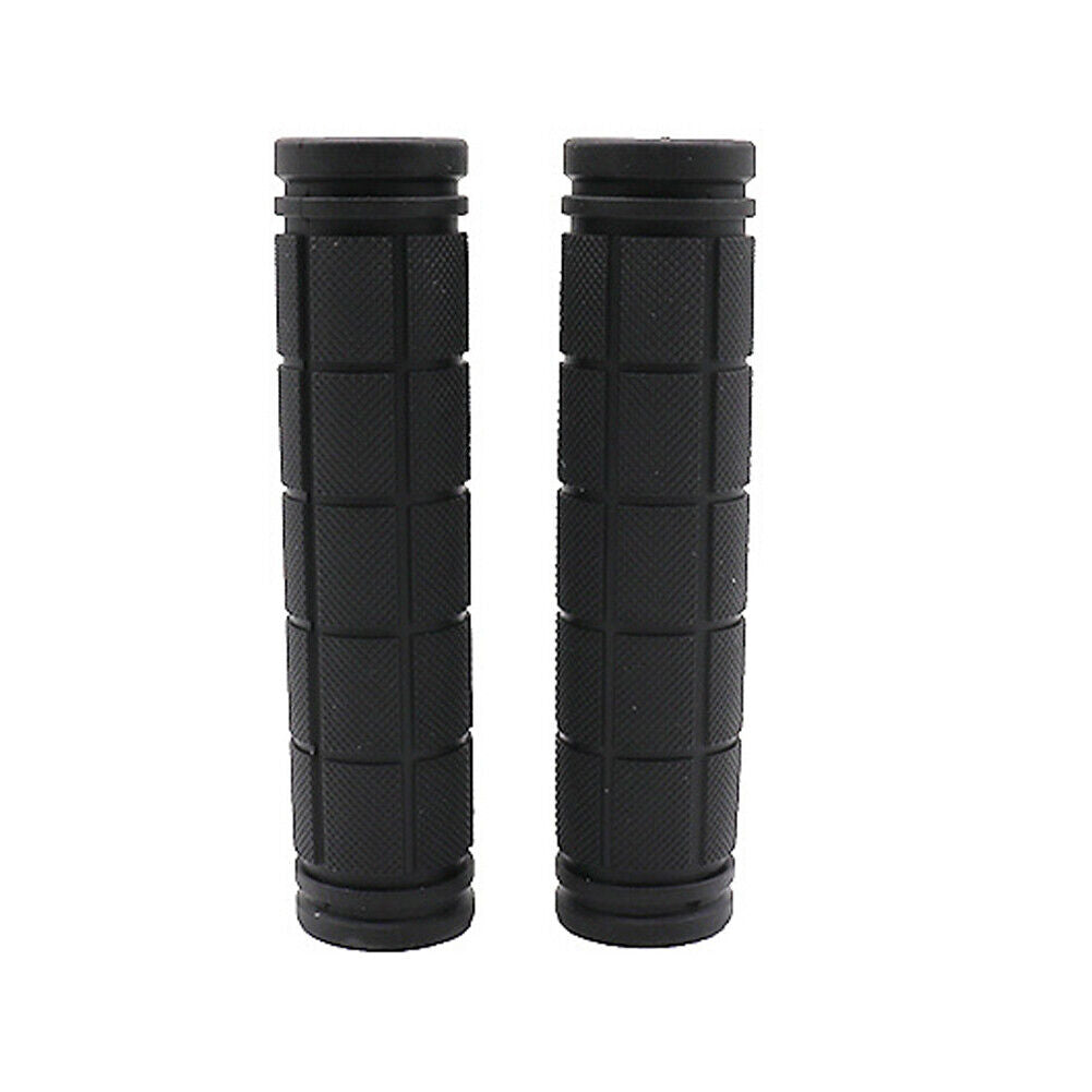 US 1-2 Pairs Bicycle Handlebar Grips Soft Rubber Anti-Slip Bike Scooter Cycling