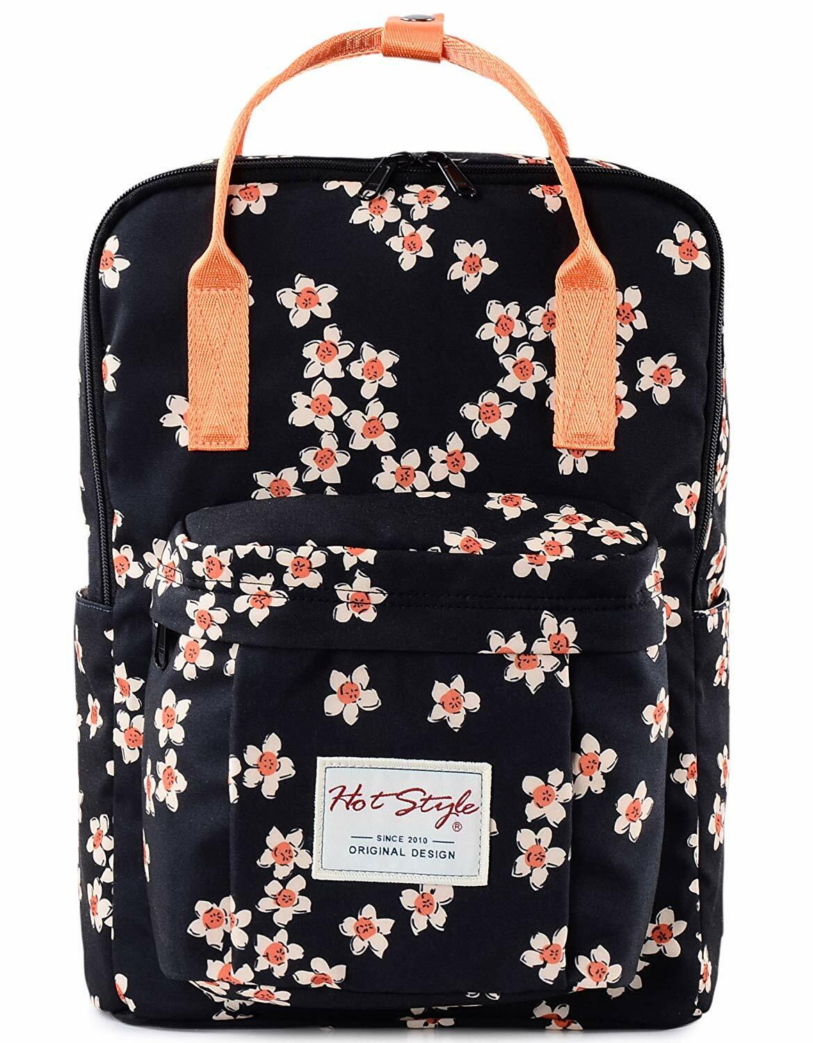 BESTIE 14" College Bookbag Backpack Cute for Women, 14.6"x10.3"x5.1"