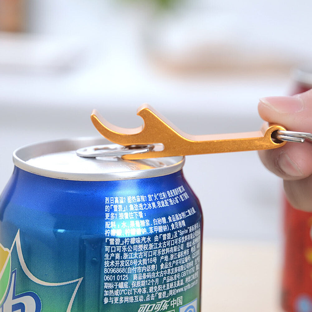 US 30-60 Pc Beer Bottle Opener Tools Key chain Metal Bar Claw Beverage Key Rings