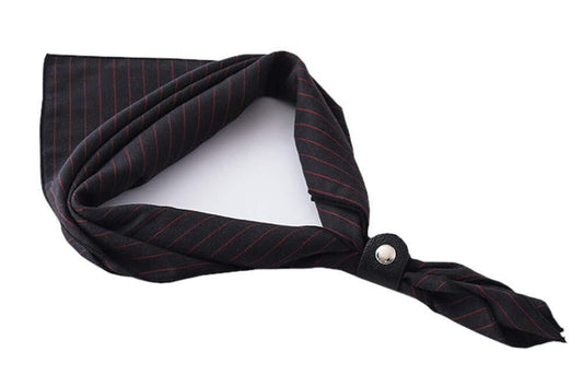 Cotton Neckerchief Men 24''× 24'' Muntifunctional Patterned Scarf with Buckle