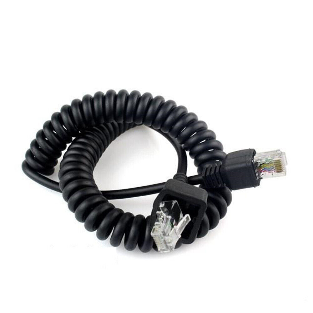 US 2-4 Pack The 8 Pin Replacement Speaker Mic Cable for Kenwood TK-/8108/868G