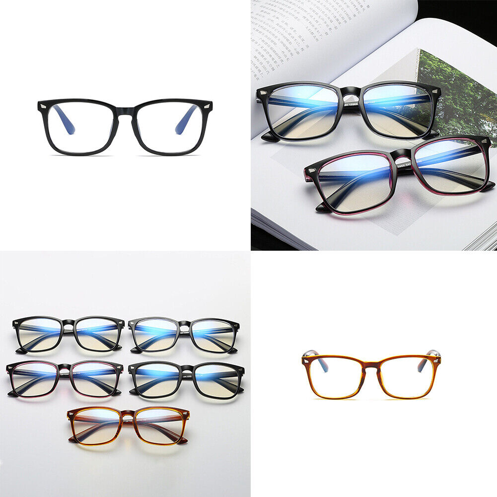 US 2-4 Pairs BLUE LIGHT BLOCKING GLASSES COMPUTER GAMER GAMING TV MEN/WOMEN
