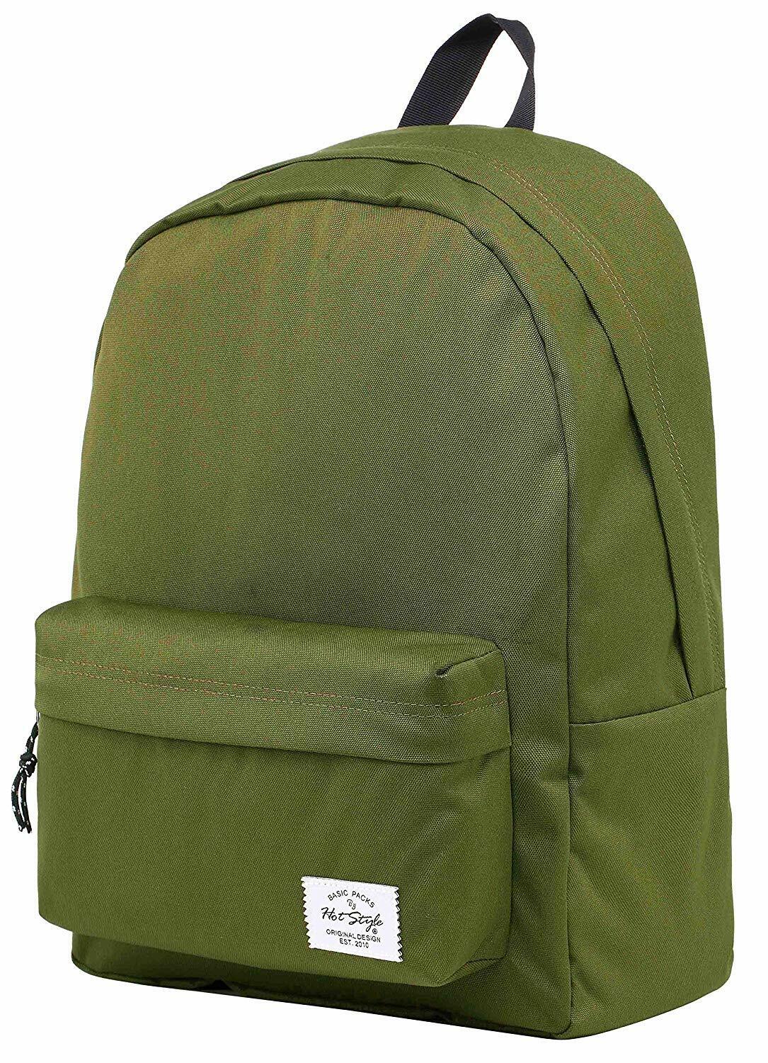 SIMPLAY Classic School Backpack Bookbag, 17"x12.5"x5",Assorted Colors and Prints