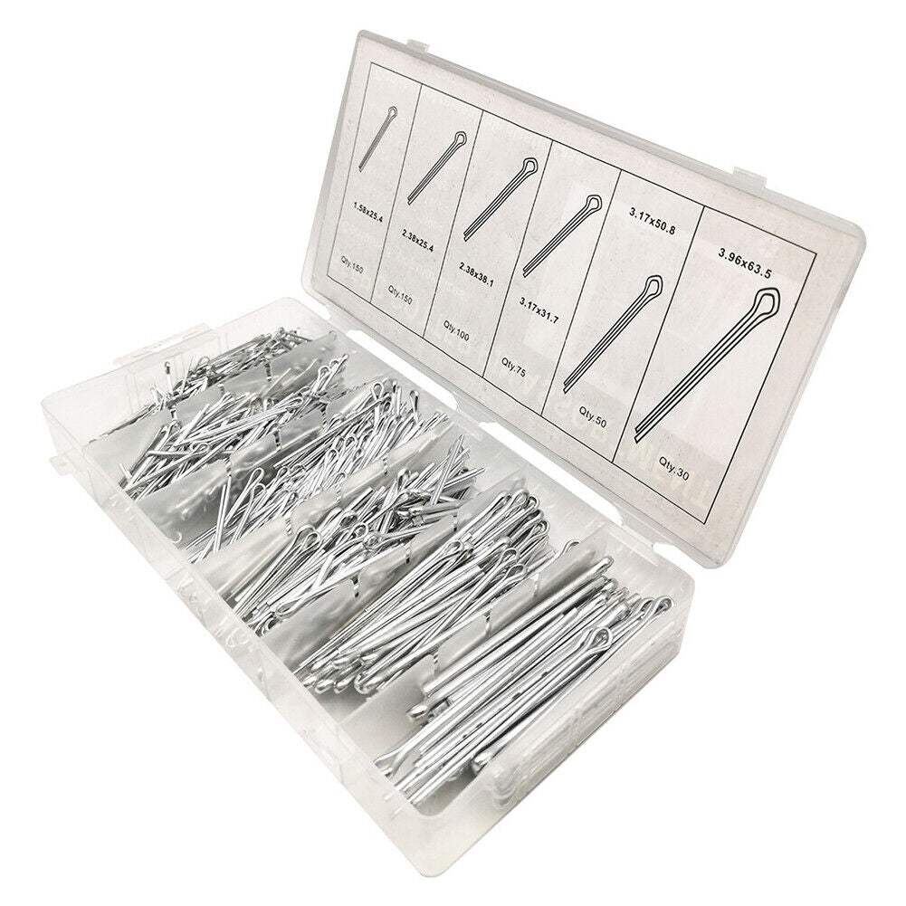 US 1-2 Set HFS(R) 555-Piece Cotter Pin Assortment Kit