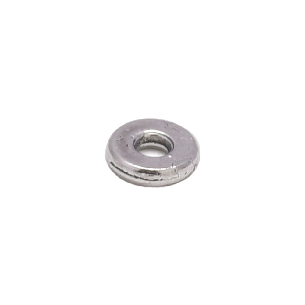 US 100-200 Pack Tibetan Silver Alloy Gossy Antique Spacer Beads with Hole 6*2mm