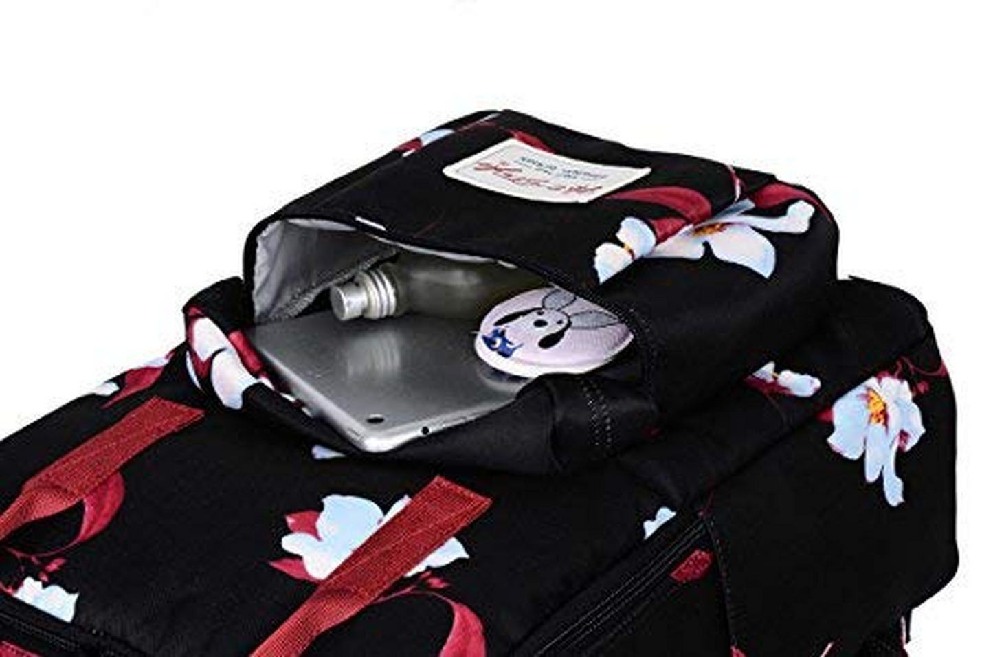 BESTIE 14" College Bookbag Backpack Cute for Women, 14.6"x10.3"x5.1"