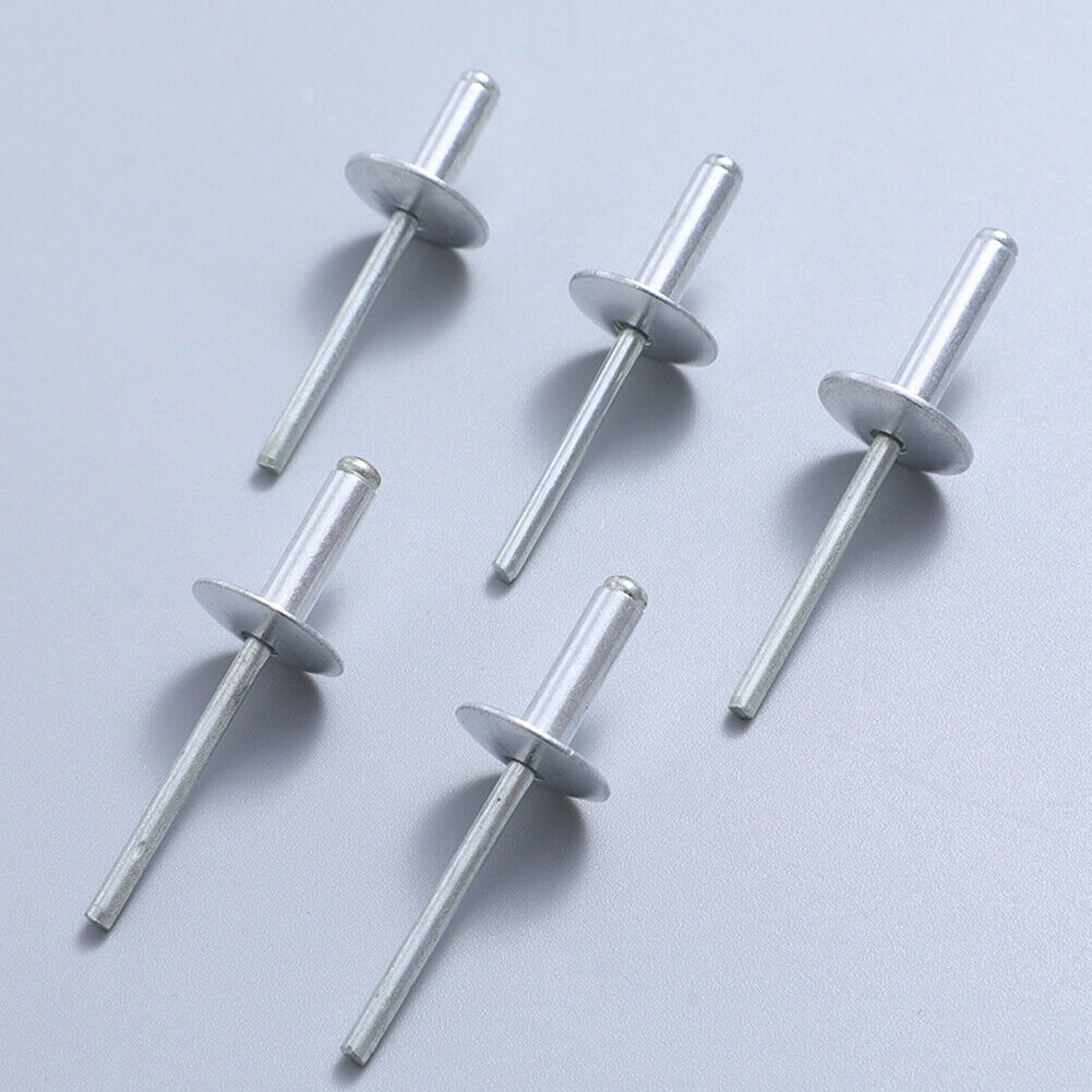 US100-200Pc 3/16" x 1/2" Pop Rivets Aluminum Dome Head Blind for Metal Fasteners