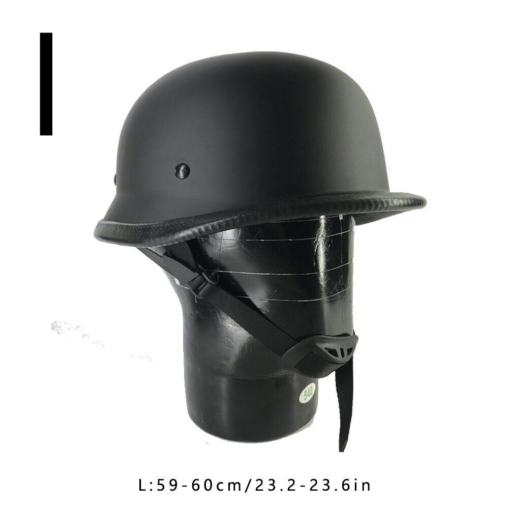 US German Style Novelty Shorty Helmet Motorcycle Half Helmet  S/M/L Half Cap