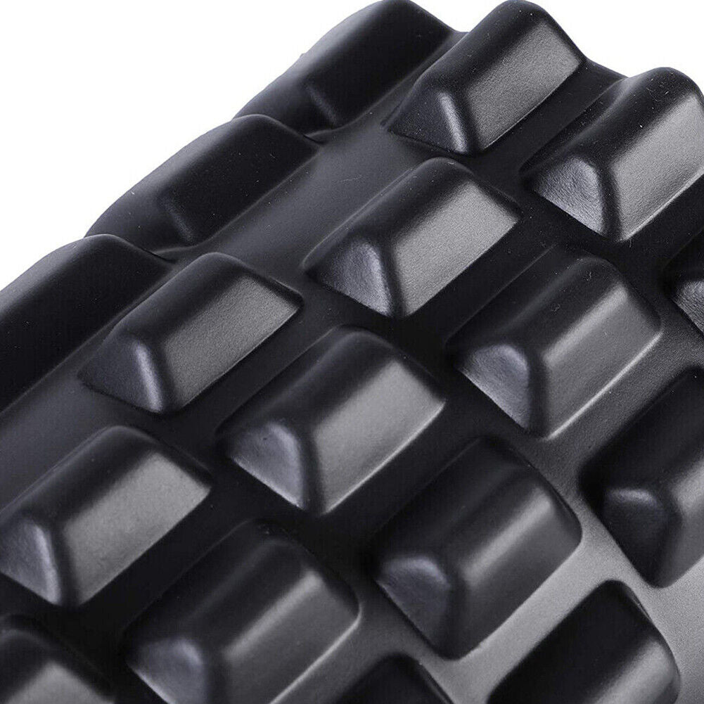 US 1-2 Pack High Density Hollow EVA Foam Roller Muscle Massage Recovery 13x5.5"