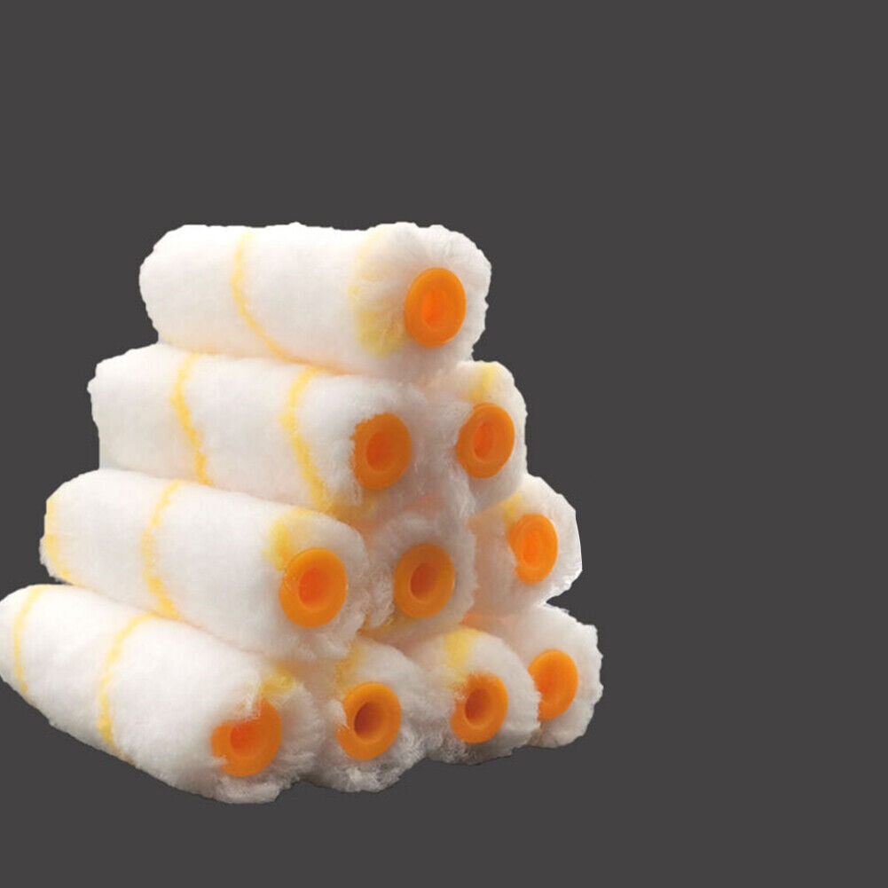 US 36-72 Pc Mini Paint Roller Covers, Painting Supplies Roller Paint Brush 4"