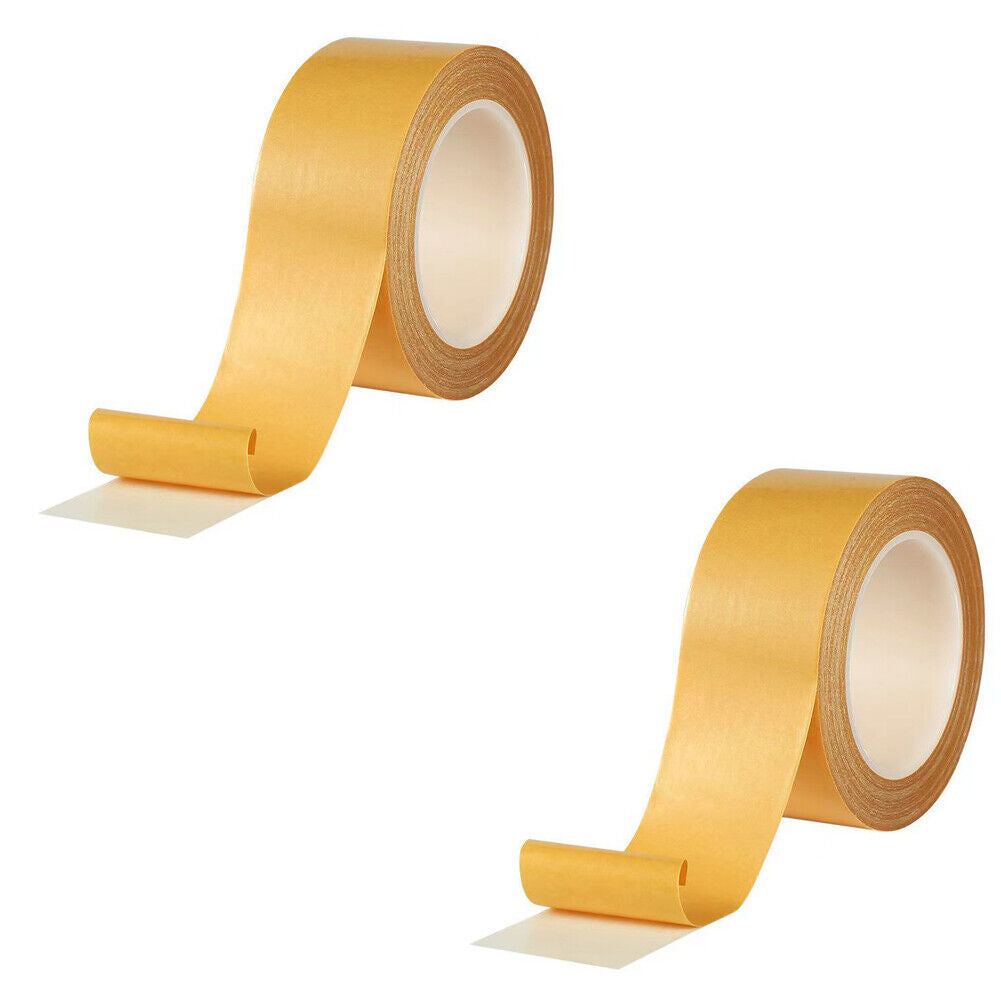 US Double Sided Tape Heavy Duty Fiberglass Adhesive Transparent Tape1.18''x15 Ft