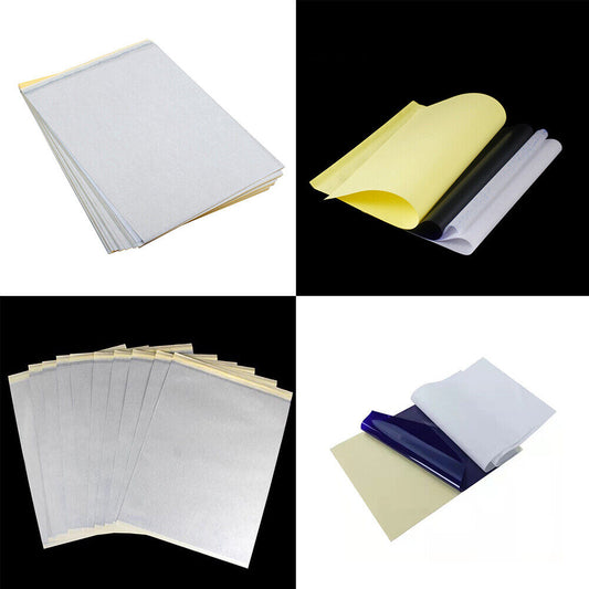 US 30-60 Sheet Tattoo Transfer Paper Stencil Thermal Tracing Hectograph DIY