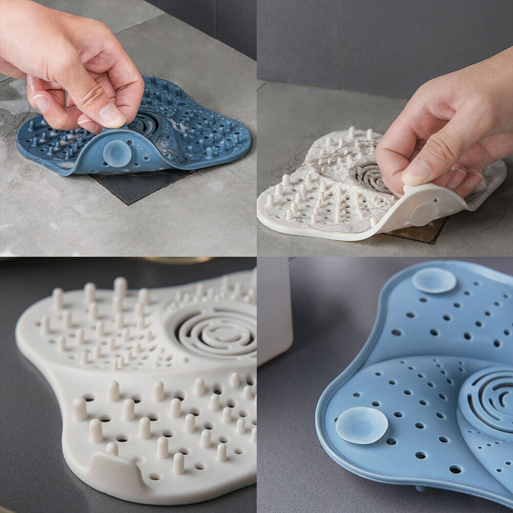 US 4-8 Pack Bathroom Drain Cover Hair Catcher Drain Strainer Covers Sink Filter