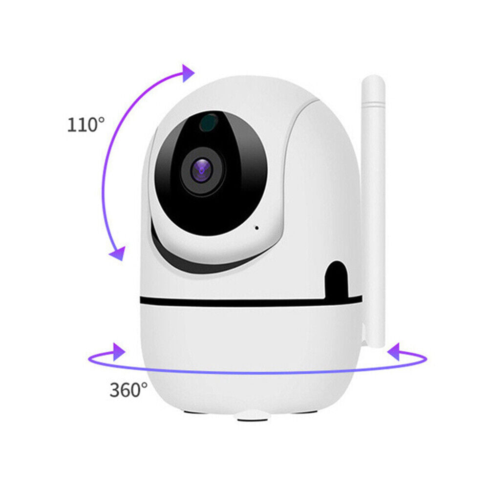 US 1-2 Pc 1080p Security Camera WiFi IP Indoor Baby HD 360°Two-way Audio Motion