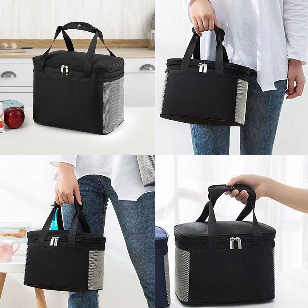 US 1-2 Pack Insulated Lunch Bag Box for Work School Men Women Kids Leakproof