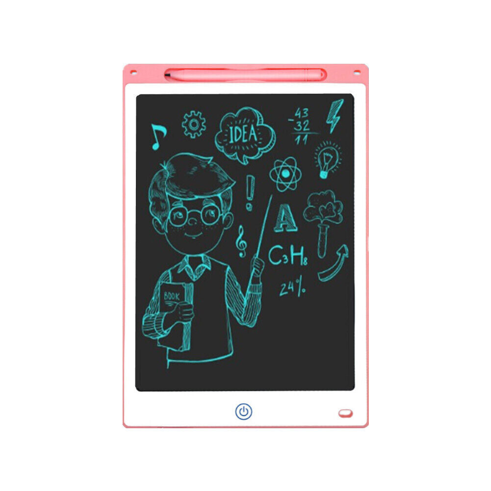 US 1-2 Pack 12" LCD Tablet Colorful Doodle Board Drawing Pad Kids Toys Gifts