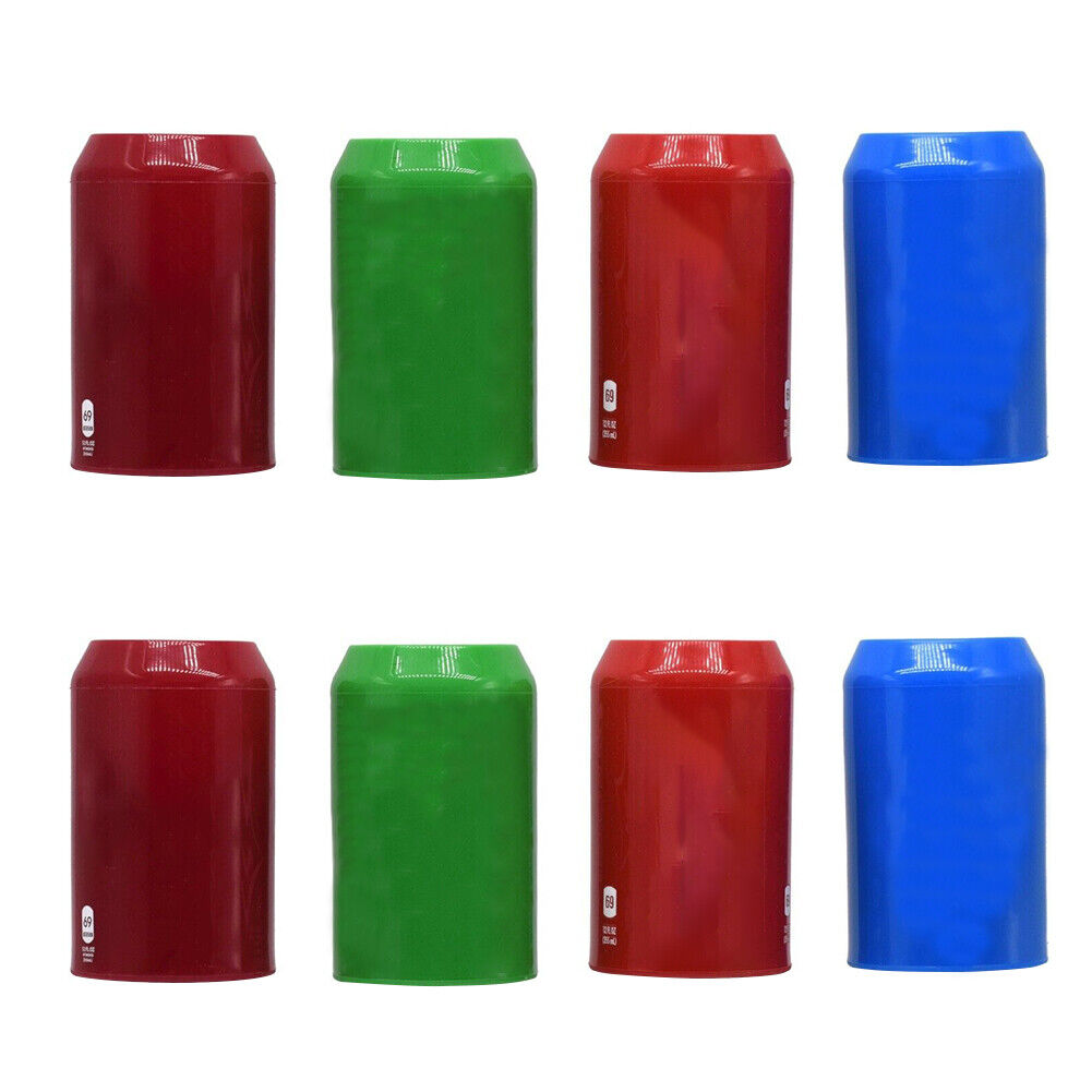 US 4-8 Pack Silicone Beer Can Covers Hide A Beer (4 PACK) Variety Pack
