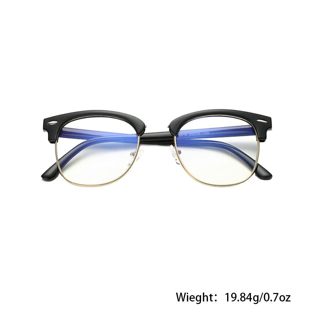 US 2-4 Pairs Blue Light Blocking Glasses Vintage Computer Gamer Gaming Men Women