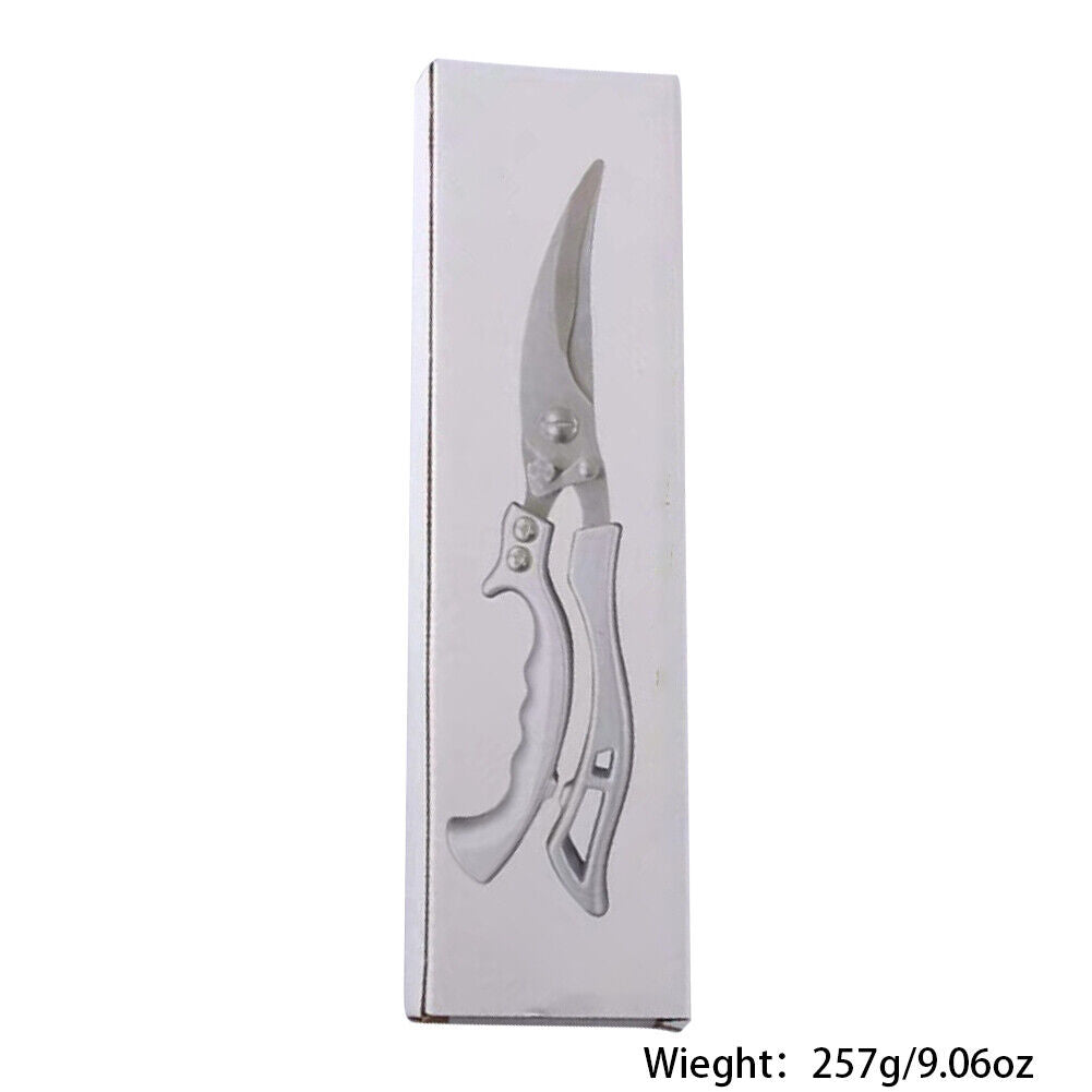 US 1-2 Pack Stainless Steel Kitchen Shears Heavy Duty Scissors Fish Chicken Bone