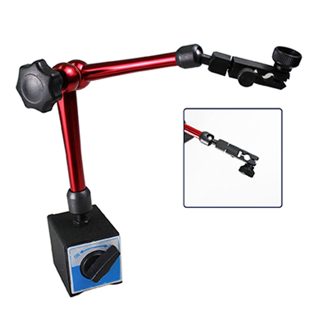 US Magnetic Base Adjustable Metal Test Indicator Holder Digital Level 14"