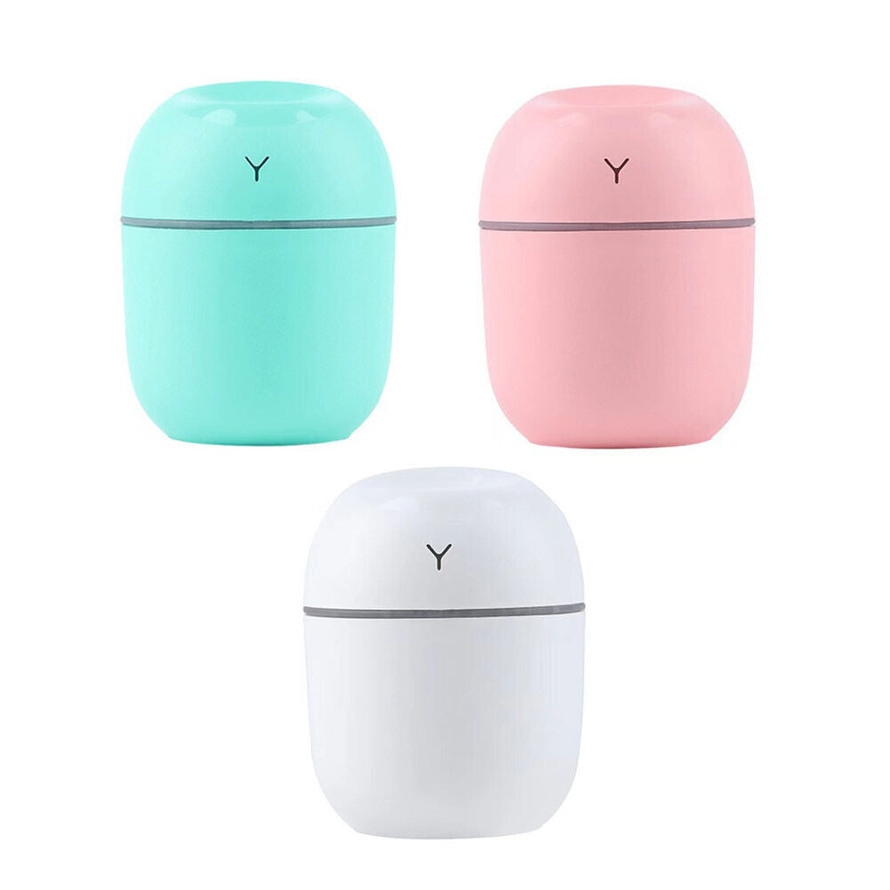 US 3-6 Pack Mini Air Humidifier 220ML Aroma Essential Oil Diffuser USB LED Mist