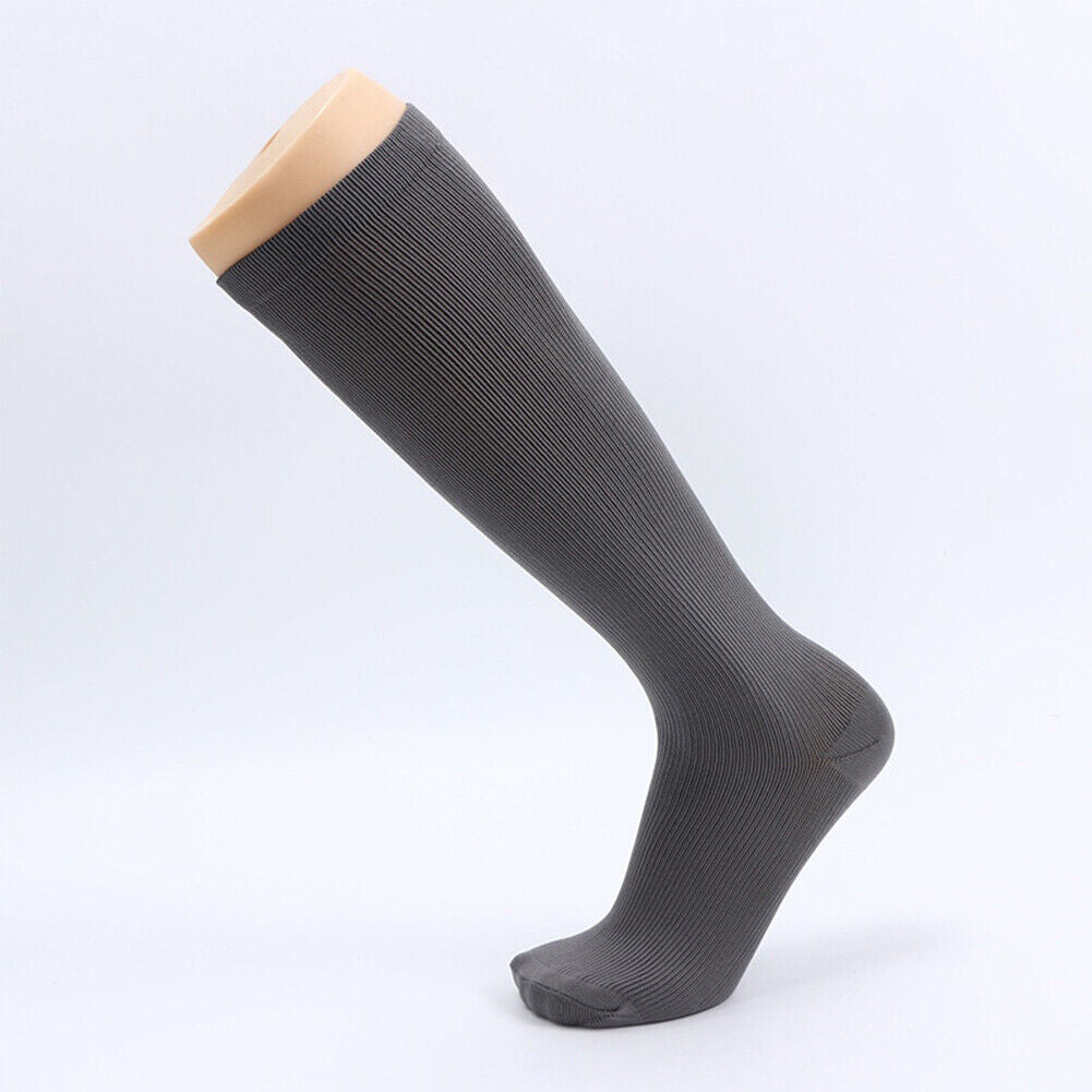 US 4-8 Pairs Compression Socks Women Men Running Flight Travel Graduated Support