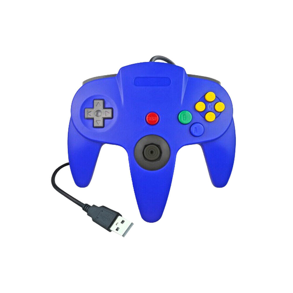 US Wired Controller Joystick Compatible With Nintendo 64 N64 Video Game Console