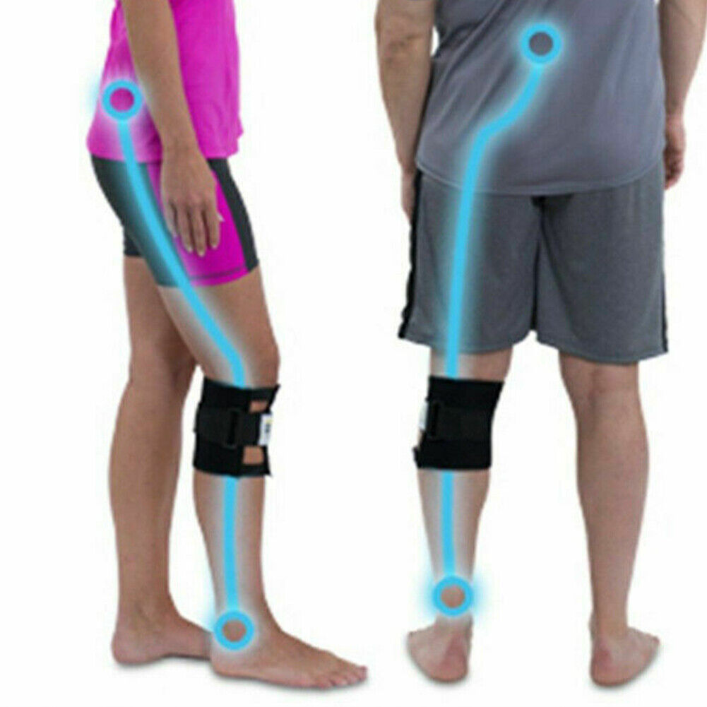 US 1-2 Pairs Pressure Point Knee Brace Pain Relief Leg Sciatica Acupressure Wrap