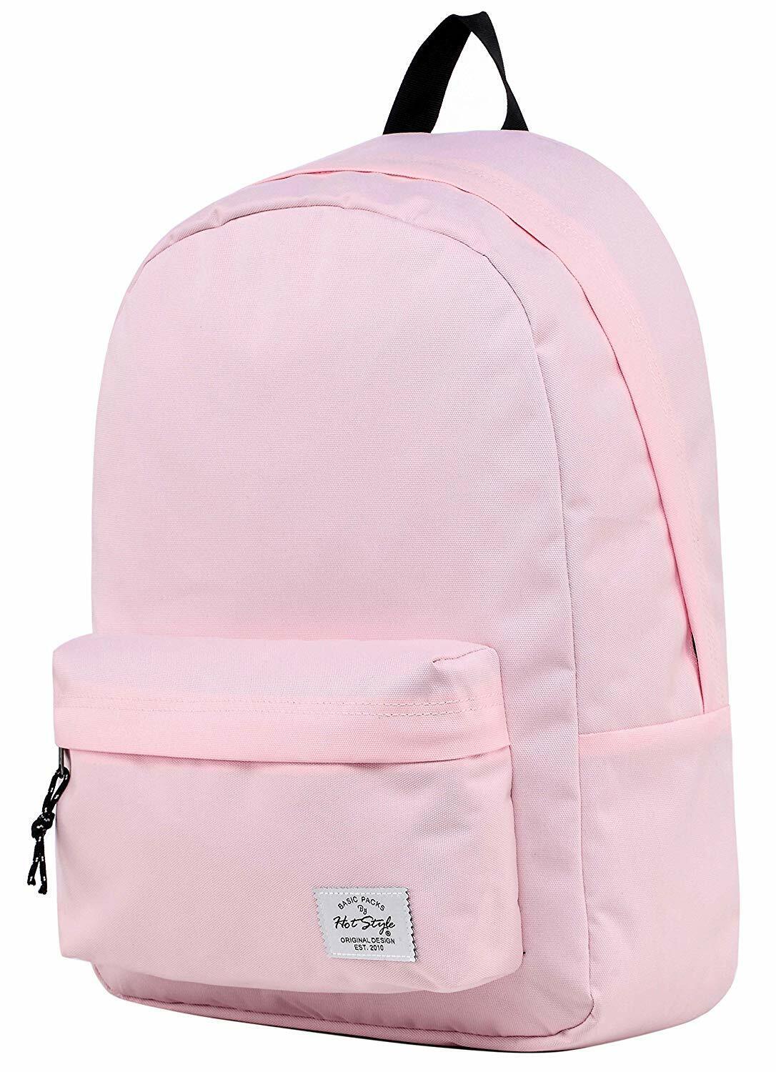 SIMPLAY Classic School Backpack Bookbag, 17"x12.5"x5",Assorted Colors and Prints