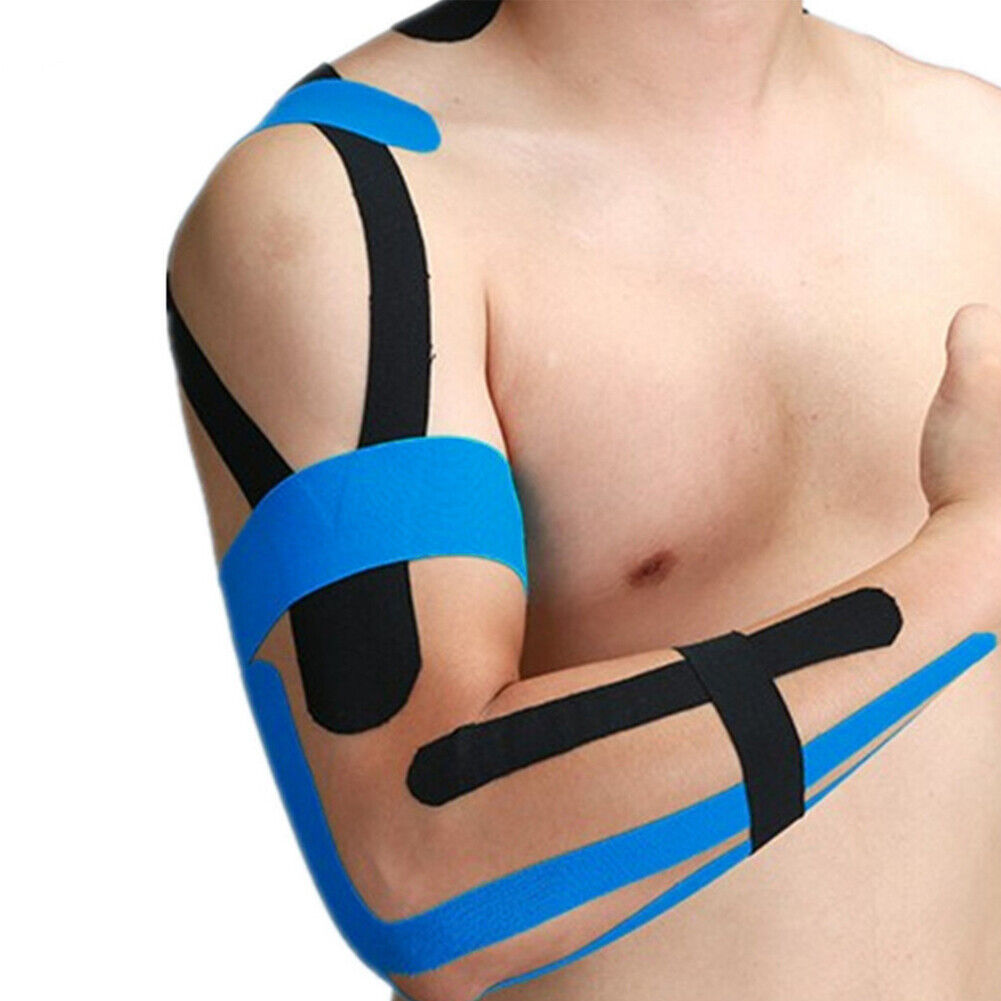 US 2-4 Pc Athletic Tape Kinesiology Adhesive Elastic Bandage Therapy 2''x5.46Yd