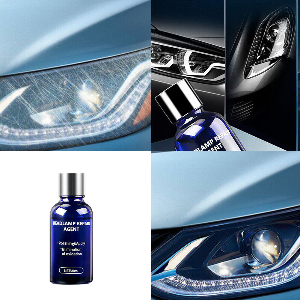 US 2-4 Pack Pro Car Headlight Lens Restoration Repair Kit Polish Cleaning Tool