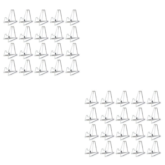 US 20-40 Pack Trading Card Holder Acrylic Coins Display Stand Mini Clear Easel