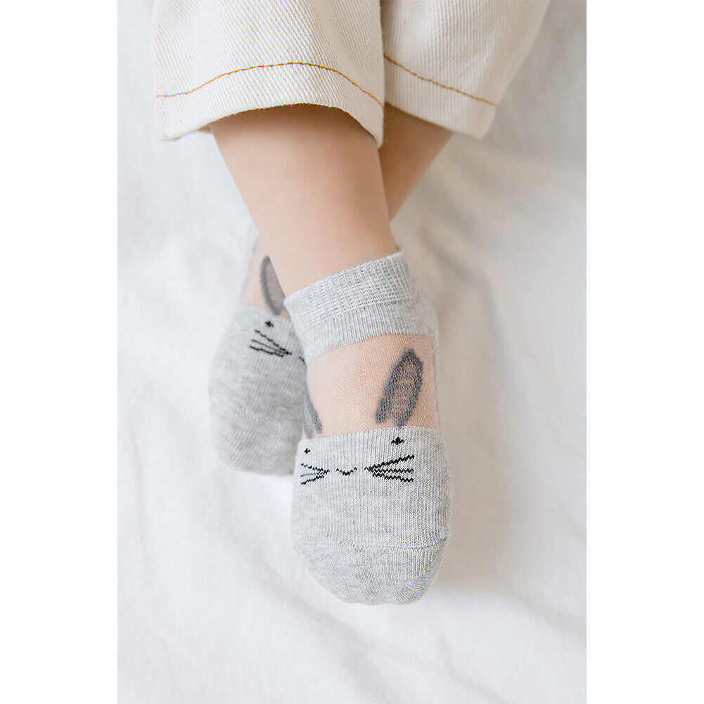 US 10 Pairs Baby Infant Toddler Kid Soft Mesh Sheer Light Anti-Odor Summer Socks