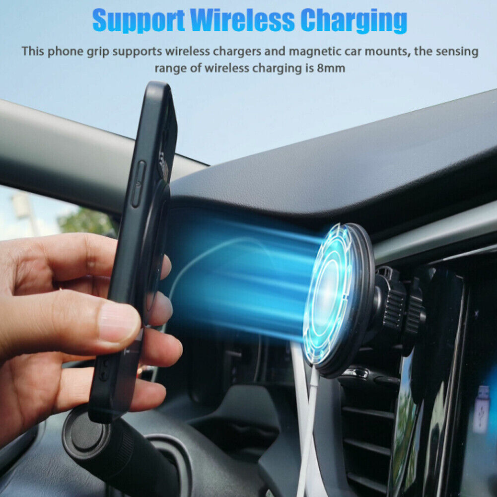 US 2-4 Pcs Phone Ring Holder 360 Degree Rotation Finger Stand Car Magnetic Mount