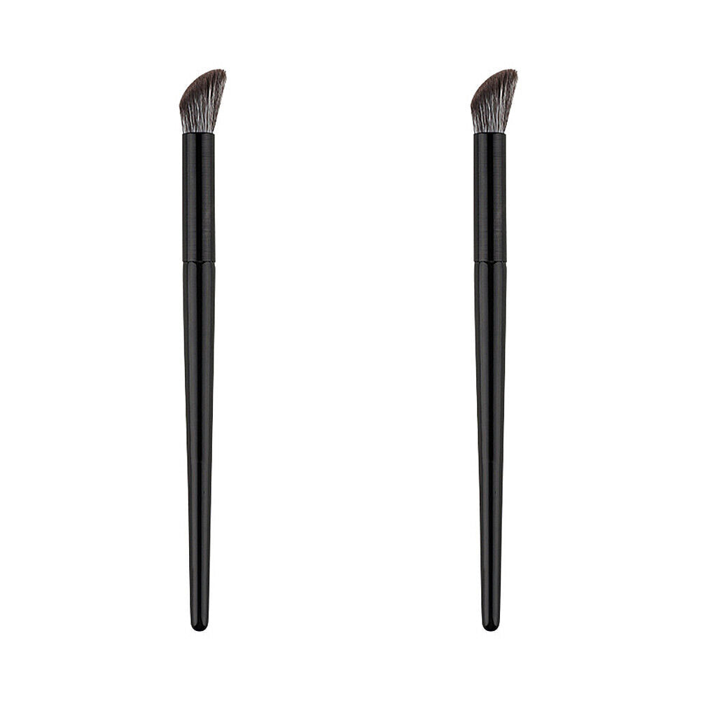 US 1-2Pcs Angled Flat Concealer Foundation Brush Buffing Stippling Face Blending