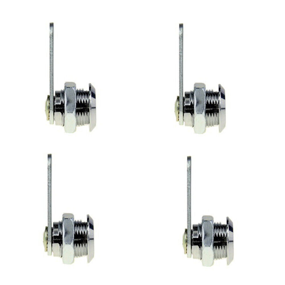 US 4 Pack Cabinet Cam Locks Set Keyed Alike Secure Drawer File RV Locks 4 Size