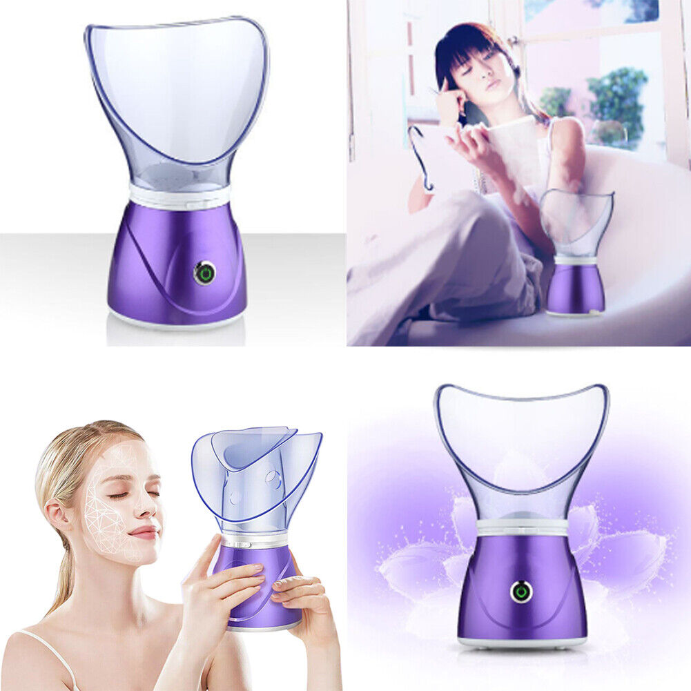 US 1-2 Pc Ionic Face Steamer Deep Cleanser Skin Care Moisturize Facial Sprayer