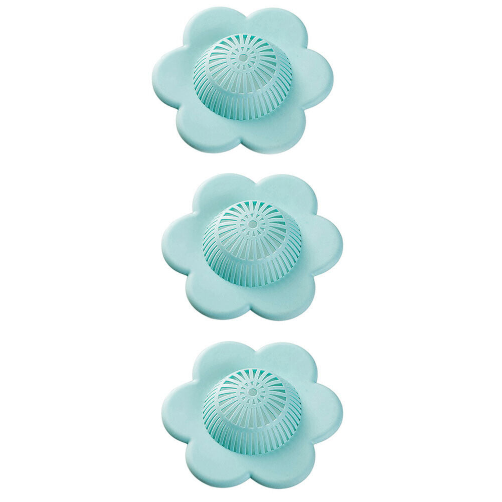 US 3-6 Silicone Sink Hair Catcher Stopper Bathtub Shower Drain Plug Cover Filter